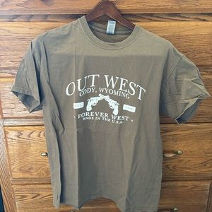 Out west t shirt.      Cody Wyoming